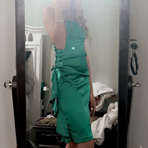 sachin and babi light blue dress Blondie Nites | Dresses | Dark Green Homecoming Dress